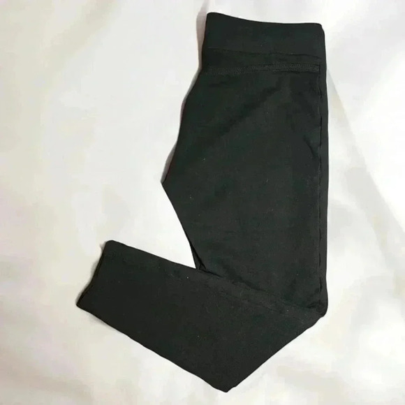 LOFT Size Medium Black Ponte Pull On Skinny Womens Leggings Dress Pants - Picture 3 of 4